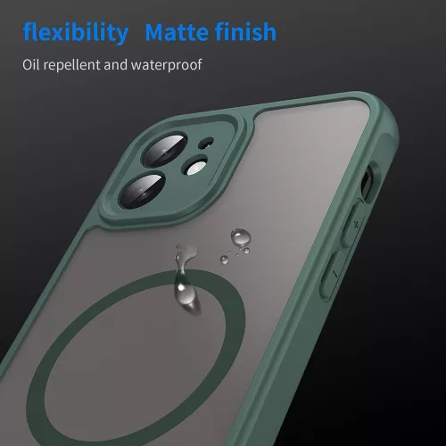 Techsuit - HaloFrost II MagSafe tok - iPhone 12 - Zöld