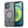 Techsuit - HaloFrost II MagSafe tok - iPhone 12 - Sötétkék