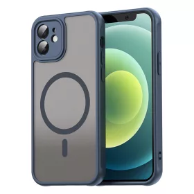   Techsuit - HaloFrost II MagSafe tok - iPhone 12 - Sötétkék