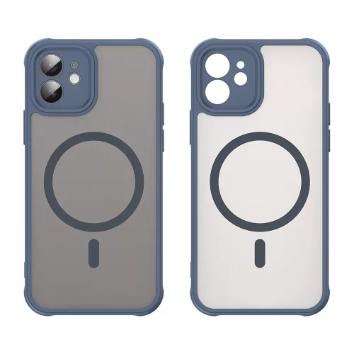 Techsuit - HaloFrost II MagSafe tok - iPhone 12 - Sötétkék