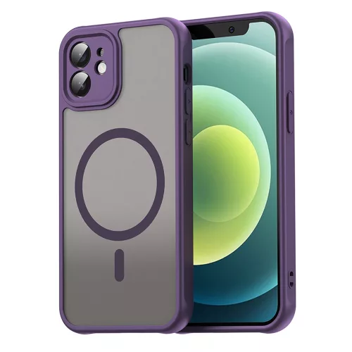 Techsuit - HaloFrost II MagSafe tok - iPhone 12 - Lila