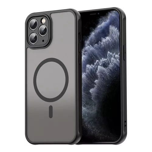 Techsuit - HaloFrost II MagSafe tok - iPhone 11 Pro - Fekete