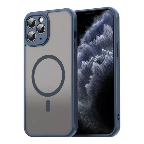 Techsuit - HaloFrost II MagSafe tok - iPhone 11 Pro - Sötétkék