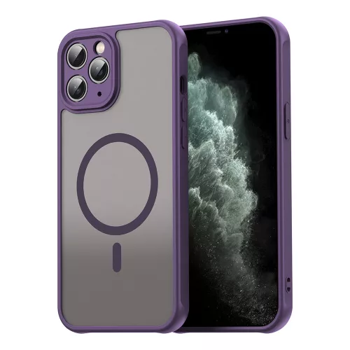 Techsuit - HaloFrost II MagSafe tok - iPhone 11 Pro - Lila