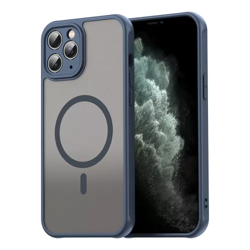 Techsuit - HaloFrost II MagSafe tok - iPhone 11 Pro Max - Sötétkék