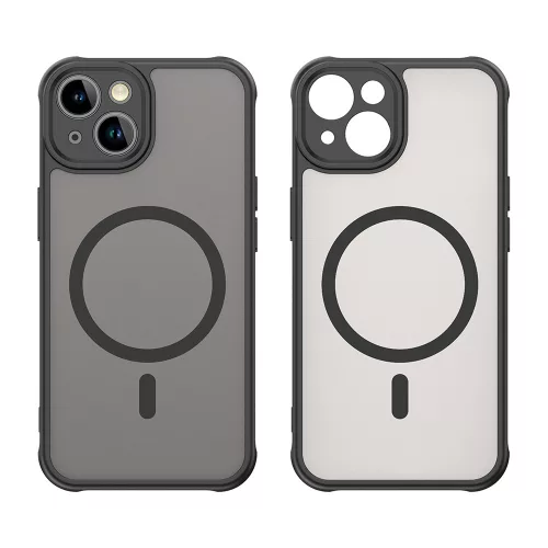Techsuit - HaloFrost II MagSafe tok - iPhone 13 - Fekete