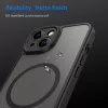 Techsuit - HaloFrost II MagSafe tok - iPhone 13 - Fekete