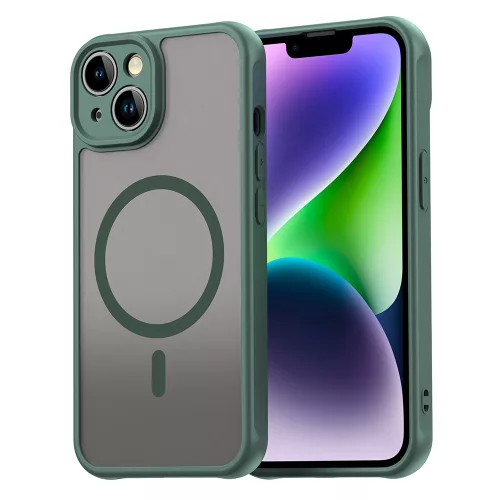 Techsuit - HaloFrost II MagSafe tok - iPhone 13 - Zöld