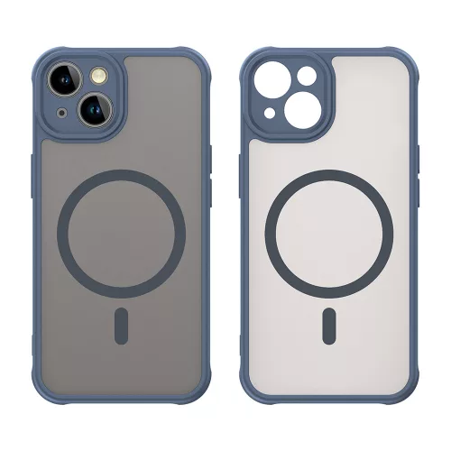 Techsuit - HaloFrost II MagSafe tok - iPhone 13 - Sötétkék