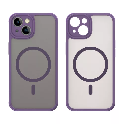 Techsuit - HaloFrost II MagSafe tok - iPhone 13 - Lila