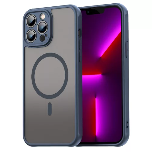 Techsuit - HaloFrost II MagSafe tok - iPhone 13 Pro - Sötétkék