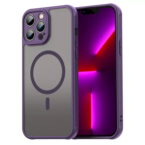 Techsuit - HaloFrost II MagSafe tok - iPhone 13 Pro - Lila