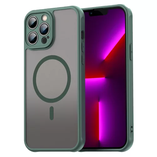 Techsuit - HaloFrost II MagSafe tok - iPhone 13 Pro Max - Zöld
