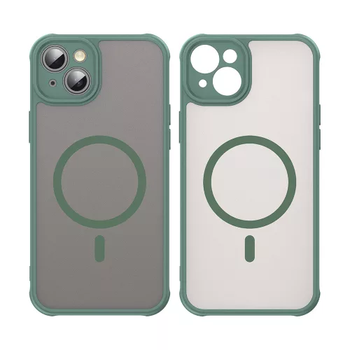 Techsuit - HaloFrost II MagSafe tok - iPhone 14 Plus - Zöld