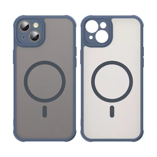 Techsuit - HaloFrost II MagSafe tok - iPhone 14 Plus - Sötétkék
