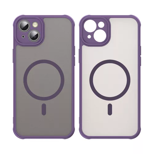 Techsuit - HaloFrost II MagSafe tok - iPhone 14 Plus - Lila