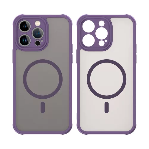Techsuit - HaloFrost II MagSafe tok - iPhone 14 Pro - Lila