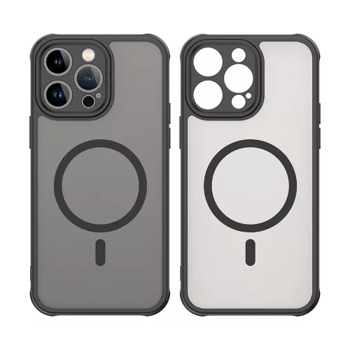 Techsuit - HaloFrost II MagSafe tok - iPhone 14 Pro Max - Fekete
