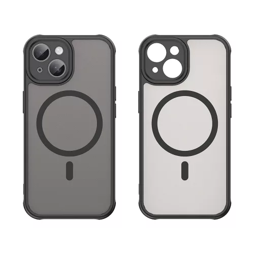 Techsuit - HaloFrost II MagSafe tok - iPhone 15 - Fekete