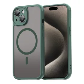 Techsuit - HaloFrost II MagSafe tok - iPhone 15 - Zöld