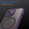 Techsuit - HaloFrost II MagSafe tok - iPhone 15 - Lila
