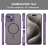 Techsuit - HaloFrost II MagSafe tok - iPhone 15 - Lila