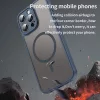 Techsuit - HaloFrost II MagSafe tok - iPhone 15 Pro - Sötétkék