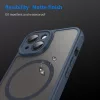 Techsuit - HaloFrost II MagSafe tok - iPhone 15 Plus - Sötétkék