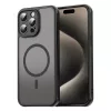 Techsuit - HaloFrost II MagSafe tok - iPhone 15 Pro Max - Fekete