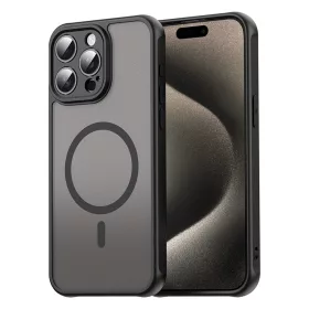   Techsuit - HaloFrost II MagSafe tok - iPhone 15 Pro Max - Fekete