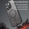 Techsuit - HaloFrost II MagSafe tok - iPhone 15 Pro Max - Fekete