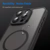 Techsuit - HaloFrost II MagSafe tok - iPhone 15 Pro Max - Fekete