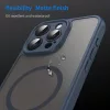 Techsuit - HaloFrost II MagSafe tok - iPhone 15 Pro Max - Sötétkék