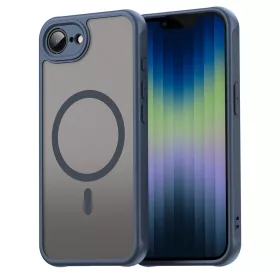   Techsuit - HaloFrost II MagSafe tok - iPhone 16e / iPhone 17e - Sötétkék