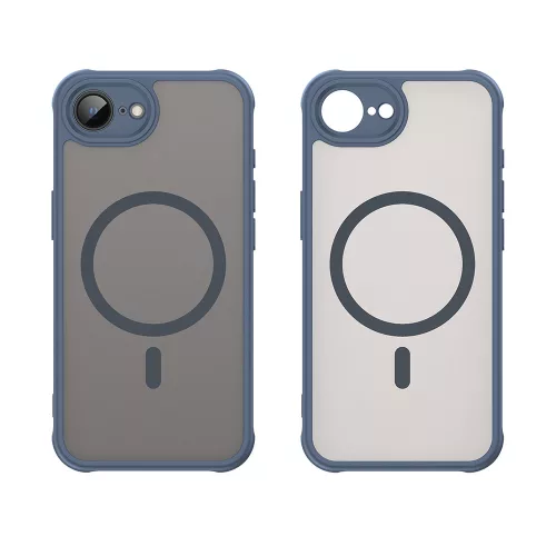 Techsuit - HaloFrost II MagSafe tok - iPhone 16e / iPhone 17e - Sötétkék
