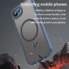 Techsuit - HaloFrost II MagSafe tok - iPhone 16e / iPhone 17e - Sötétkék