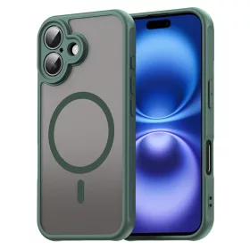 Techsuit - HaloFrost II MagSafe tok - iPhone 16 - Zöld