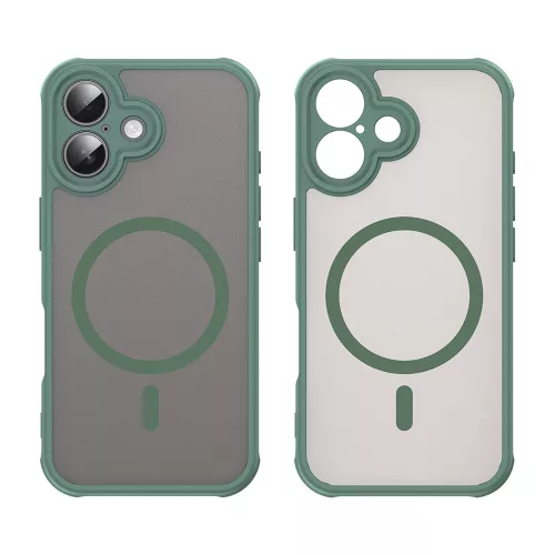 Techsuit - HaloFrost II MagSafe tok - iPhone 16 - Zöld