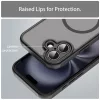 Techsuit - HaloFrost II MagSafe tok - iPhone 16 Plus - Fekete