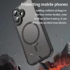 Techsuit - HaloFrost II MagSafe tok - iPhone 16 Plus - Fekete