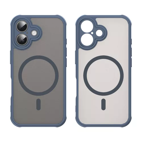 Techsuit - HaloFrost II MagSafe tok - iPhone 16 Plus - Sötétkék