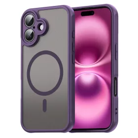 Techsuit - HaloFrost II MagSafe tok - iPhone 16 Plus - Lila