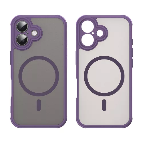 Techsuit - HaloFrost II MagSafe tok - iPhone 16 Plus - Lila