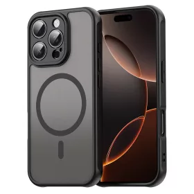 Techsuit - HaloFrost II MagSafe tok - iPhone 16 Pro - Fekete