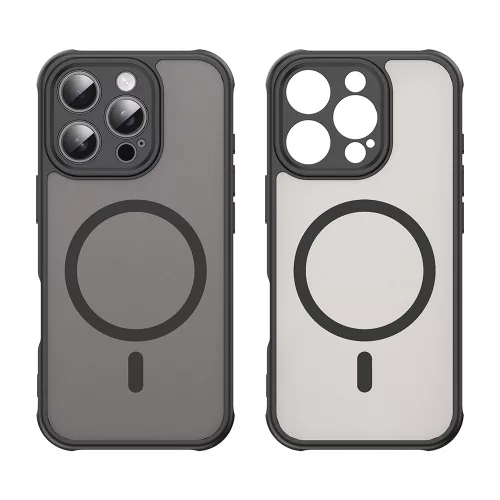 Techsuit - HaloFrost II MagSafe tok - iPhone 16 Pro - Fekete