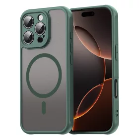 Techsuit - HaloFrost II MagSafe tok - iPhone 16 Pro - Zöld