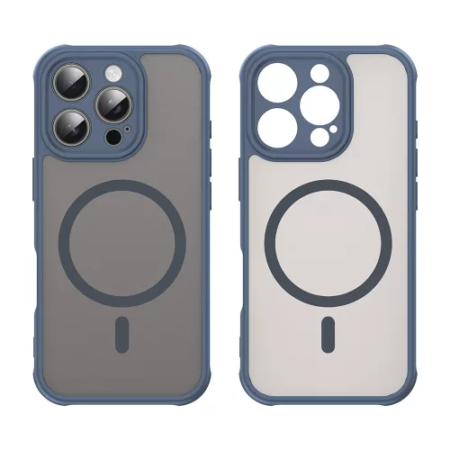 Techsuit - HaloFrost II MagSafe tok - iPhone 16 Pro - Sötétkék