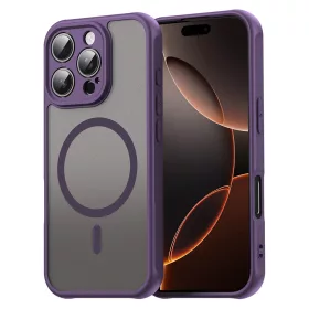 Techsuit - HaloFrost II MagSafe tok - iPhone 16 Pro - Lila