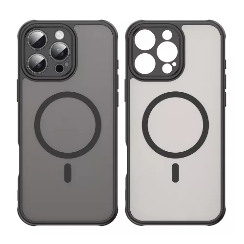 Techsuit - HaloFrost II MagSafe tok - iPhone 16 Pro Max - Fekete