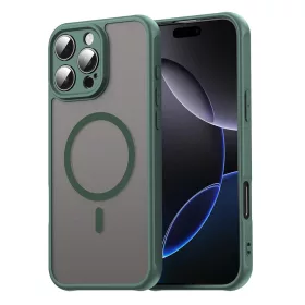   Techsuit - HaloFrost II MagSafe tok - iPhone 16 Pro Max - Zöld